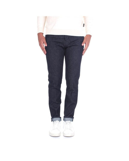 Jacob Cohen Blue Cotton Men Jeans