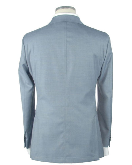Emilio Romanelli Blue Wool Men's Blazer