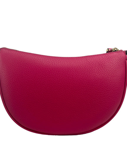 Michael Kors Dover Small Pink Half Moon Crossbody Bag Purse