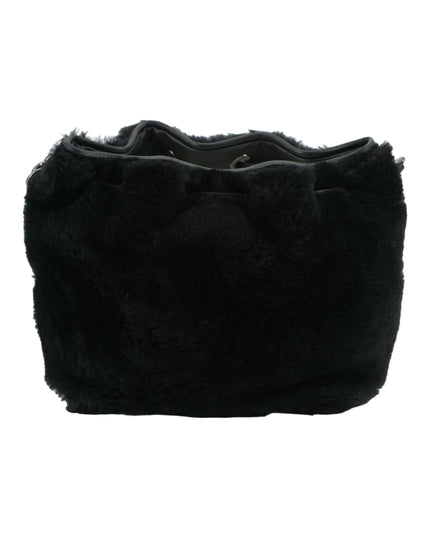 Jimmy Choo Black Leather Top Handle and Shoulder Bag