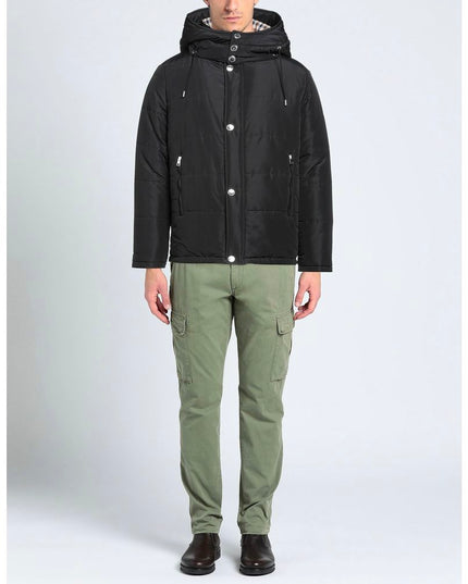 Aquascutum Black Polyamide Men's Jacket