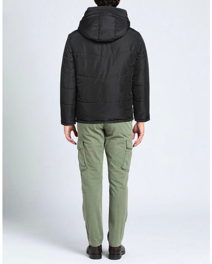 Aquascutum Black Polyamide Men's Jacket