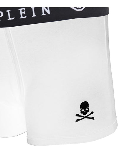 Philipp Plein White Cotton Men's Boxer