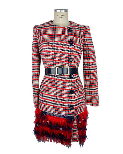 Elisabetta Franchi Red Cotton Women Dress