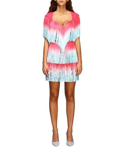 Elisabetta Franchi Pink Polyester Women Dress