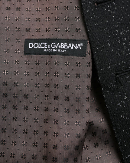 Dolce & Gabbana Black Brown Silk Waistcoat Dress Formal Vest