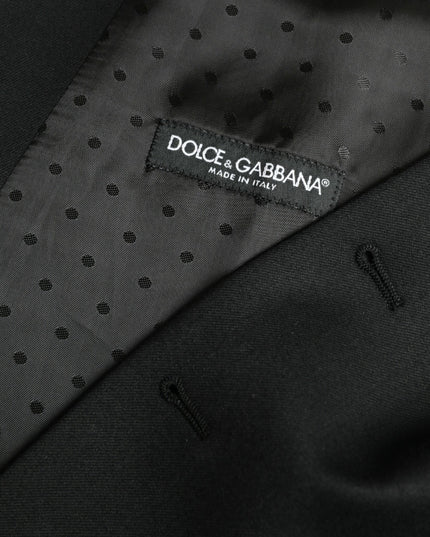 Dolce & Gabbana Black Silk Waistcoat Dress Formal Vest