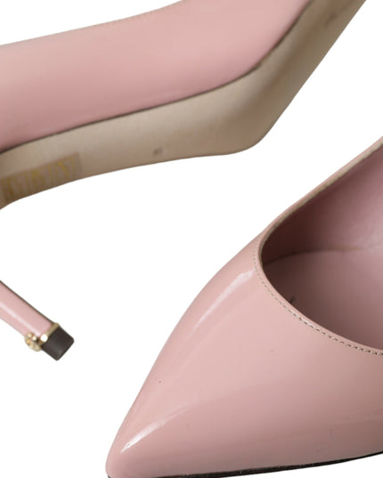 Dolce & Gabbana Light Pink Patent Leather Heels Pumps Shoes