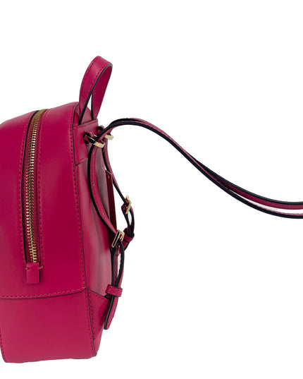 Michael Kors Jaycee Mini XS Pebbled Leather Zip Pocket Backpack Bag