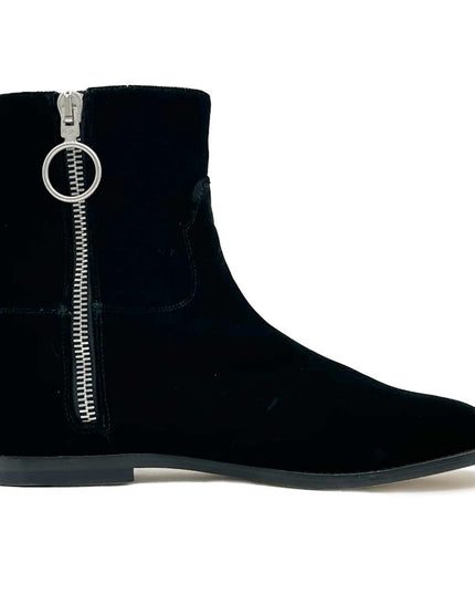 Off-White Black Calfskin Women Ankle Boot