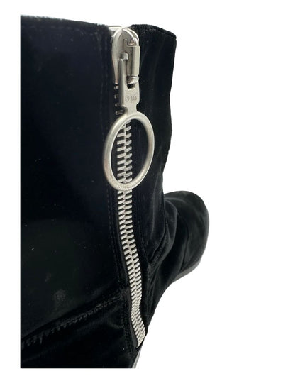 Off-White Black Calfskin Women Ankle Boot