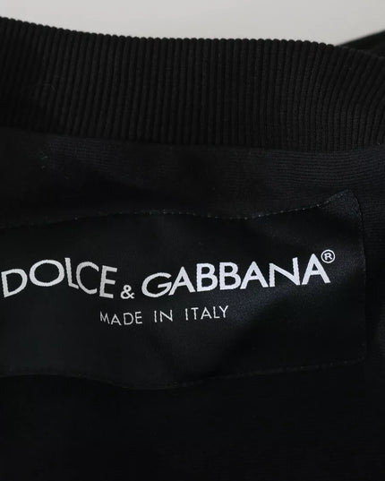 Dolce & Gabbana DG Sequined Hooded Pullover Sweater