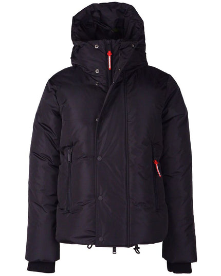 Dsquared² Black Nylon Men Down Jacket