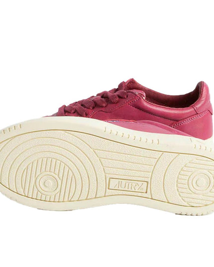 Autry Fuchsia Goatskin Women Sneaker