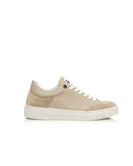 Cerruti 1881 Beige Cowhide Women Sneaker