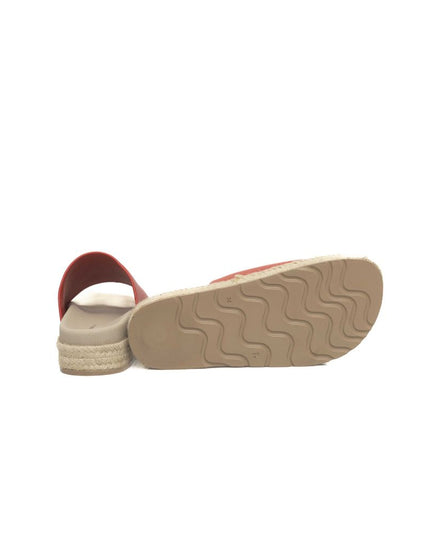 Cerruti 1881 Red Calfskin Women Sandal