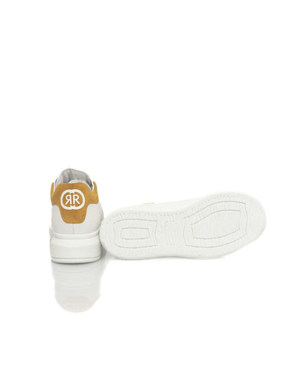 Cerruti 1881 White Cowhide Women Platform Sneaker