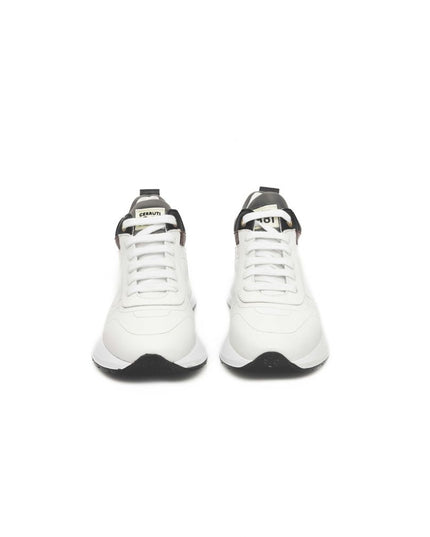 Cerruti 1881 White Leather Women Sneaker