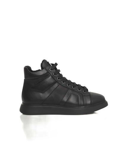 Cerruti 1881 Black Cowhide Women Sneaker