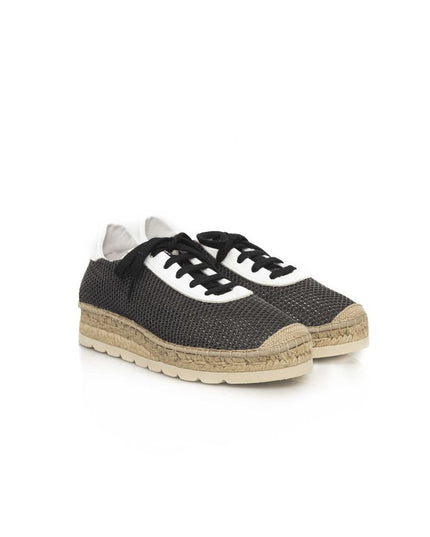 Cerruti 1881 Black Calfskin Men Sneaker