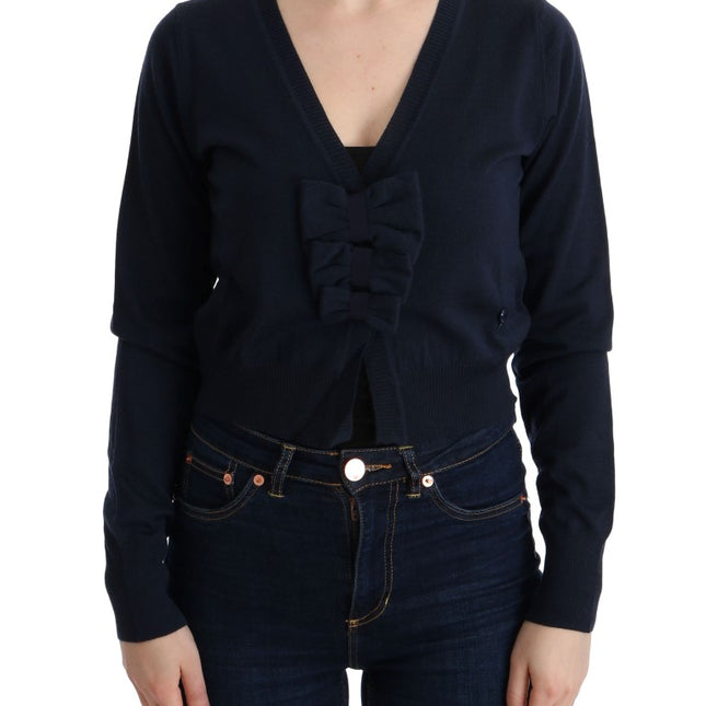MARGHI LO' Blue Wool Blouse Sweater
