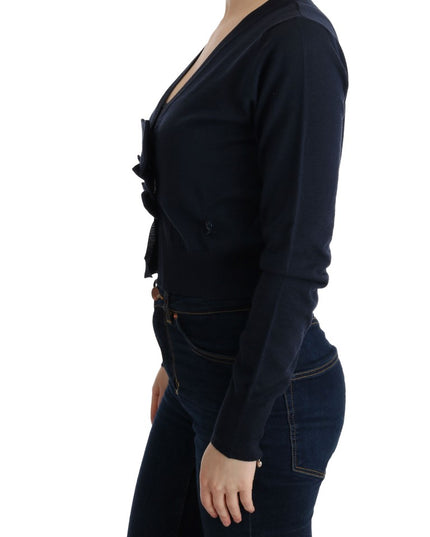 MARGHI LO' Blue Wool Blouse Sweater