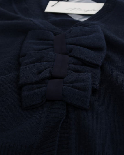 MARGHI LO' Blue Wool Blouse Sweater