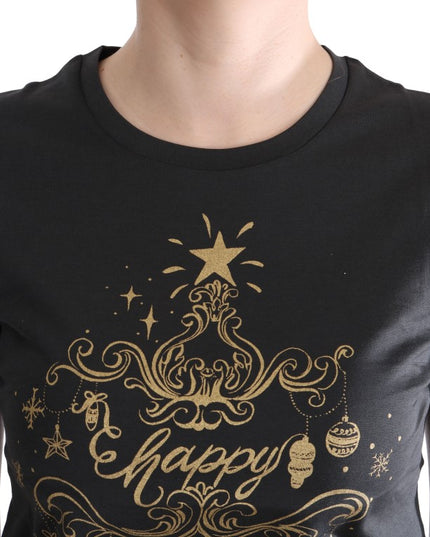 Dolce & Gabbana Gray Cotton 2017 Motive T-Shirt