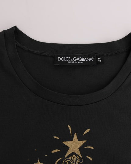 Dolce & Gabbana Gray Cotton 2017 Motive T-Shirt
