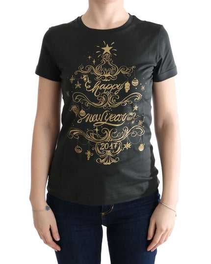 Dolce & Gabbana Green Cotton 2017 Motive T-Shirt