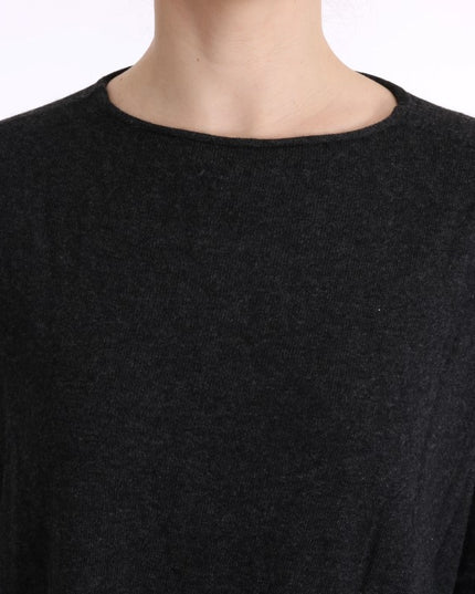 Costume National Gray Viscose Knitted Sweater