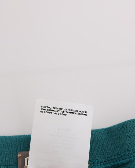 John Galliano Green Cotton Oversized Sweater