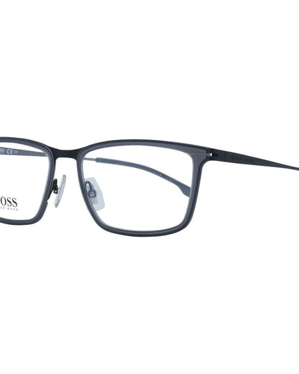Hugo Boss Gray Stainless Steel Glasses (Frames)