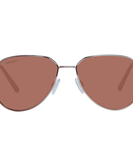 Serengeti Rose Gold Metal Sunglasses