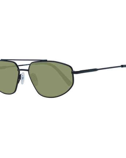 Serengeti Black Metal Sunglasses