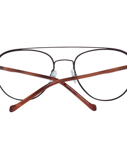 Hackett Brown Stainless Steel Glasses (Frames)