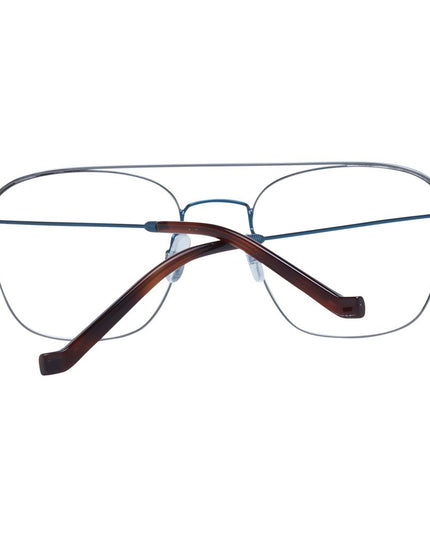 Hackett Blue Stainless Steel Glasses (Frames)