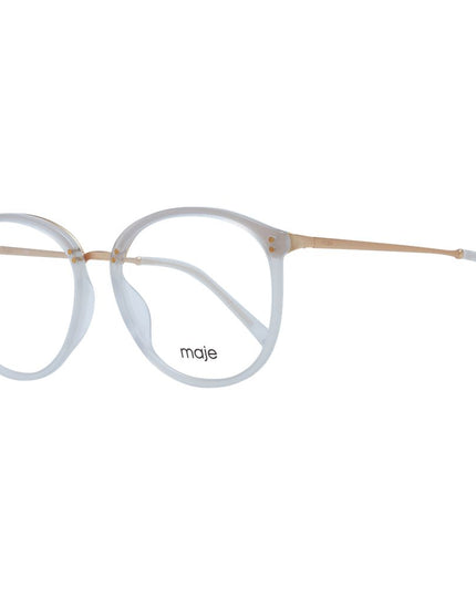 Maje White Acetate & Stainless Steel Glasses (Frames)