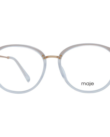 Maje White Acetate & Stainless Steel Glasses (Frames)