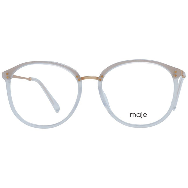 Maje White Acetate & Stainless Steel Glasses (Frames)