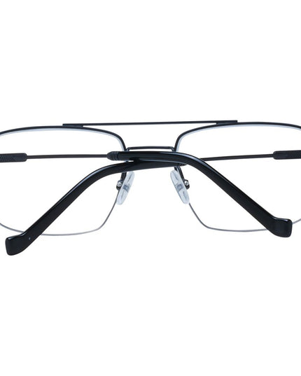 Hackett Black Stainless Steel Glasses (Frames)