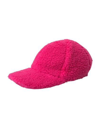 Dolce & Gabbana Pink Fleece Plush Baseball Hat Men