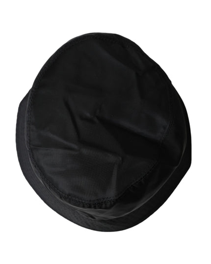 Dolce & Gabbana Black Wide Brim Cap Bucket Hat Men