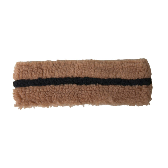 Dolce & Gabbana Brown Black Fleece Wool Head Band Hat Men