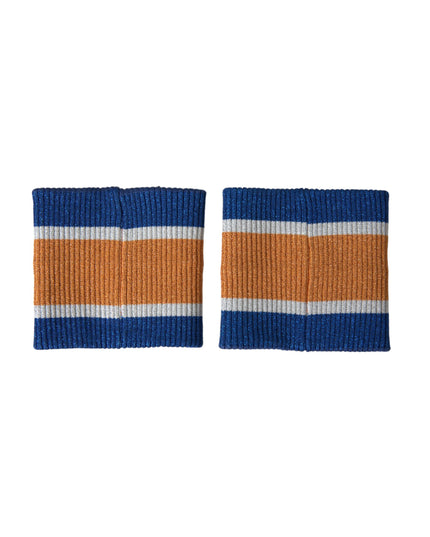 Dolce & Gabbana Multicolor Logo Sequin Viscose Wristband