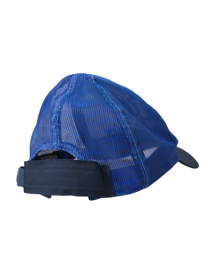 Dolce & Gabbana Blue White Black Italia Mesh Baseball Hat