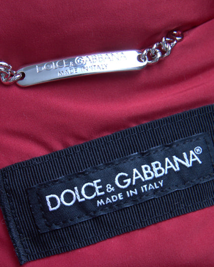 Dolce & Gabbana Multicolor Quilted Hooded Puffer Jacket