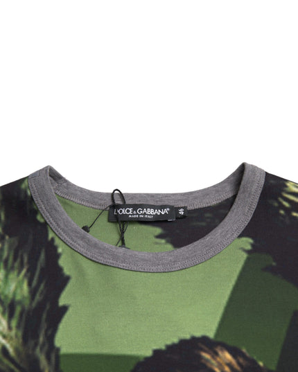Dolce & Gabbana Green Gorilla Cotton Short Sleeves T-shirt