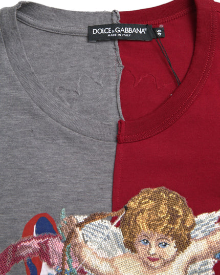 Dolce & Gabbana Multicolor Graphic Short Sleeve T-shirt