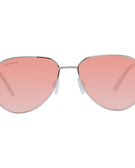 Serengeti Rose Gold Metal Sunglasses